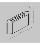 Maytoni Zewnętrzna Pull Kinkiet Architektoniczny LED 5W 300lm 3000K IP54 Graphite O412WL-L5GF3K Maytoni Zewnętrzna Pull Kinkiet Architektoniczny LED 5W 300lm 3000K IP54 Graphite O412WL-L5GF3K