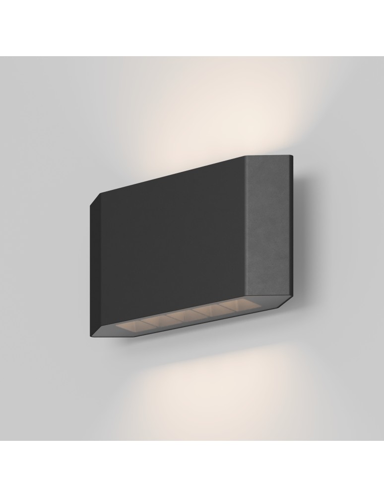 Maytoni Zewnętrzna Pull Kinkiet Architektoniczny LED 8W 400lm 3000K IP54 Graphite O412WL-L8GF3K