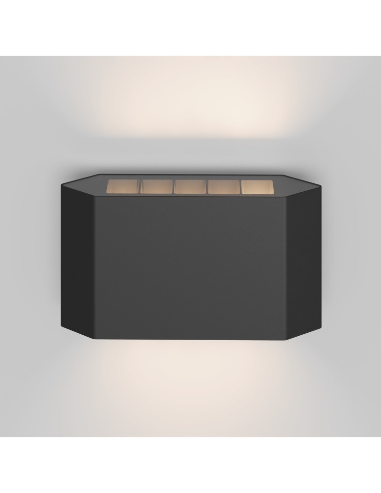 Maytoni Zewnętrzna Pull Kinkiet Architektoniczny LED 8W 400lm 3000K IP54 Graphite O412WL-L8GF3K Maytoni Zewnętrzna Pull Kinkiet Architektoniczny LED 8W 400lm 3000K IP54 Graphite O412WL-L8GF3K