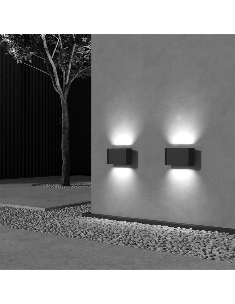 Maytoni Zewnętrzna Pull Kinkiet Architektoniczny LED 8W 400lm 3000K IP54 Graphite O412WL-L8GF3K Maytoni Zewnętrzna Pull Kinkiet Architektoniczny LED 8W 400lm 3000K IP54 Graphite O412WL-L8GF3K