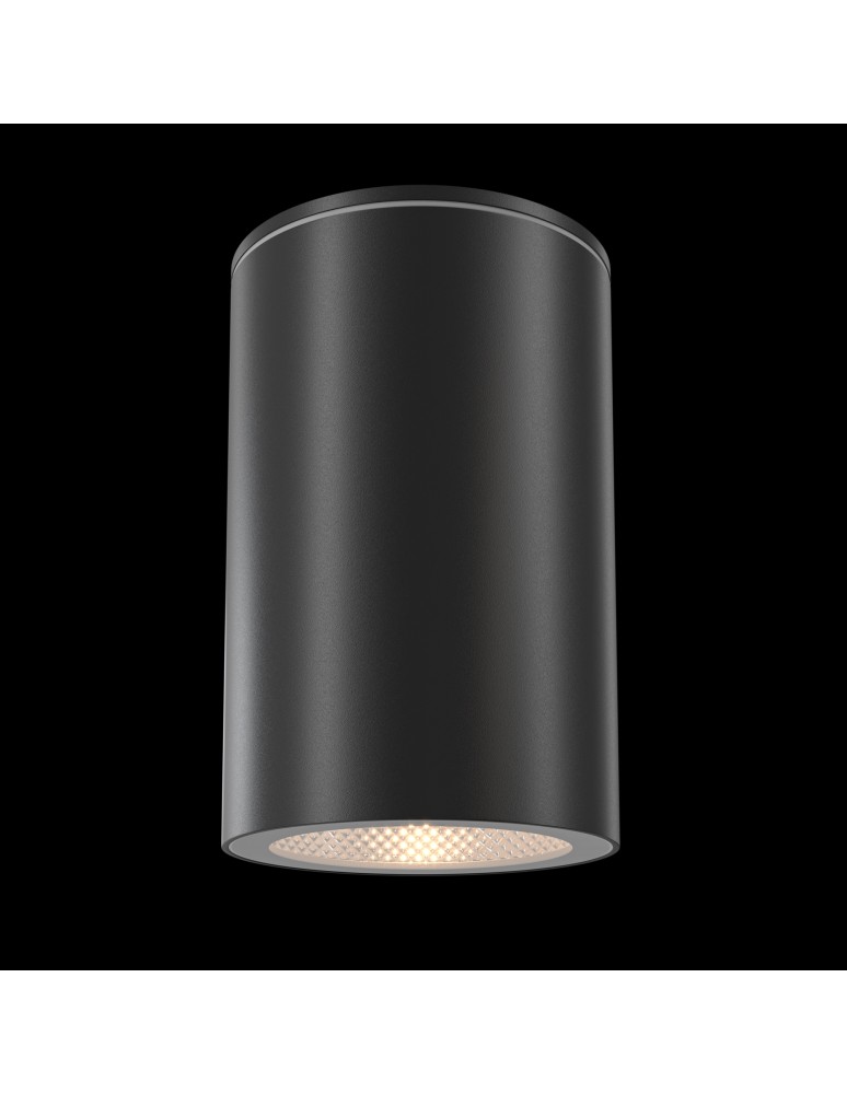Maytoni Zewnętrzna Roll Lampa Sufitowa 1xGU10 50W IP54 Black O307CL-01B