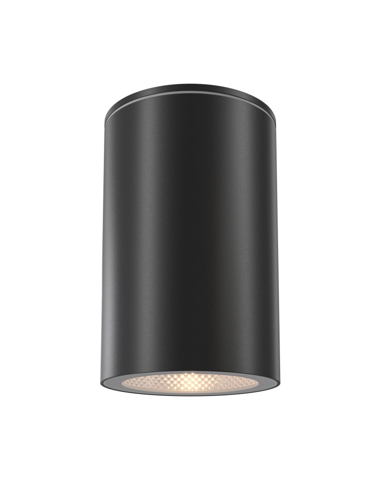 Maytoni Zewnętrzna Roll Lampa Sufitowa 1xGU10 50W IP54 Black O307CL-01B