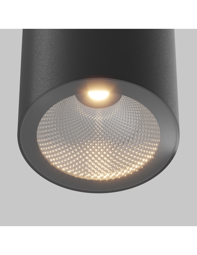Maytoni Zewnętrzna Roll Lampa Sufitowa 1xGU10 50W IP54 Black O307CL-01B