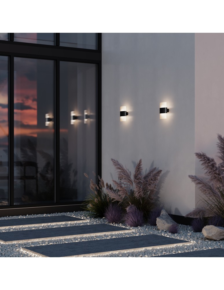 Maytoni Zewnętrzna Rom Kinkiet/Ścienna LED 12W 1300lm 3000K IP54 Graphite O442WL-L12GF3K Maytoni Zewnętrzna Rom Kinkiet/Ścienna LED 12W 1300lm 3000K IP54 Graphite O442WL-L12GF3K