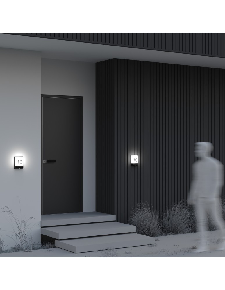 Maytoni Zewnętrzna Row Kinkiet/Ścienna LED 9W 500lm 3000K IP44 Graphite O448WL-L9GF3KSR Maytoni Zewnętrzna Row Kinkiet/Ścienna LED 9W 500lm 3000K IP44 Graphite O448WL-L9GF3KSR