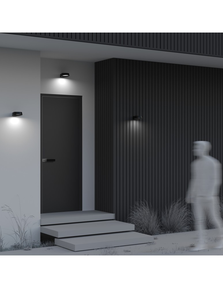 Maytoni Zewnętrzna Share Kinkiet/Ścienna LED 12W 1200lm 3000K IP54 Graphite O443WL-L12GF3K Maytoni Zewnętrzna Share Kinkiet/Ścienna LED 12W 1200lm 3000K IP54 Graphite O443WL-L12GF3K