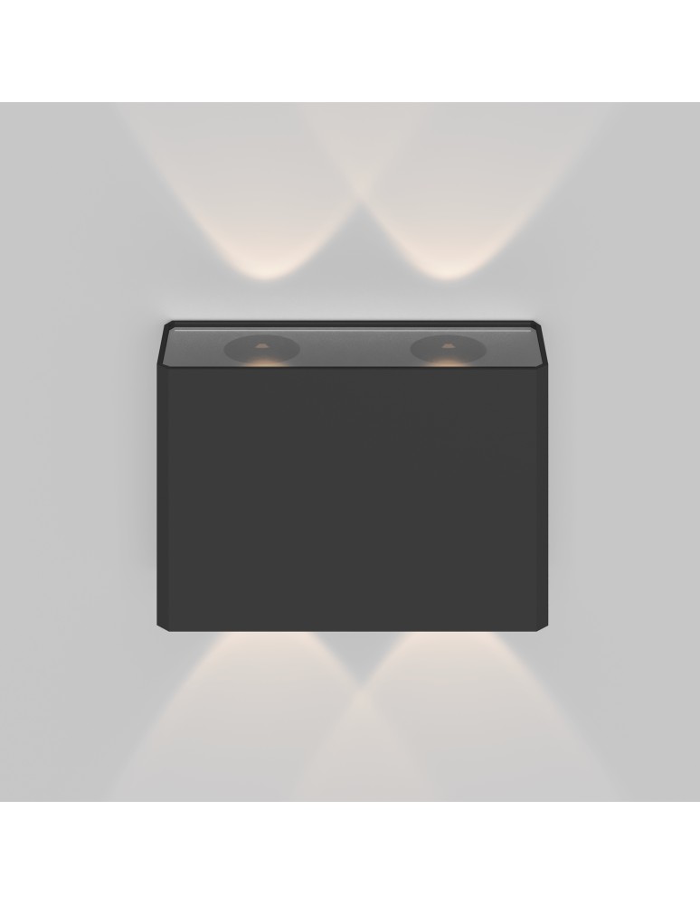 Maytoni Zewnętrzna Show Kinkiet Architektoniczny LED 4W 200lm 3000K IP54 Graphite O433WL-L4GF3K Maytoni Zewnętrzna Show Kinkiet Architektoniczny LED 4W 200lm 3000K IP54 Graphite O433WL-L4GF3K