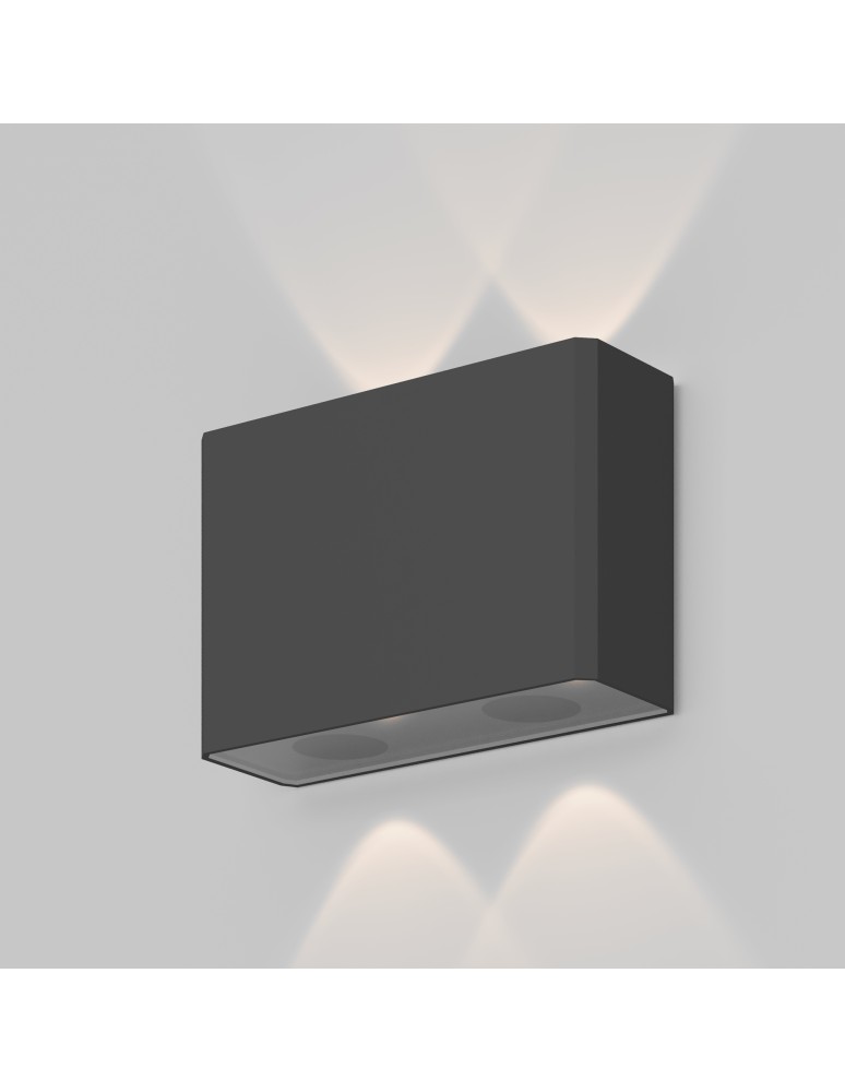 Maytoni Zewnętrzna Show Kinkiet Architektoniczny LED 4W 200lm 3000K IP54 Graphite O433WL-L4GF3K Maytoni Zewnętrzna Show Kinkiet Architektoniczny LED 4W 200lm 3000K IP54 Graphite O433WL-L4GF3K