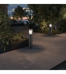 Lampy ogrodowe stojące - Maytoni Zewnętrzna Spir Ogrodowa LED 12W 350lm 3000K IP54 Graphite O439FL-L12GF3K - product 2