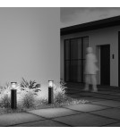 Lampy ogrodowe stojące - Maytoni Zewnętrzna Spir Ogrodowa LED 12W 350lm 3000K IP54 Graphite O439FL-L12GF3K - product 7