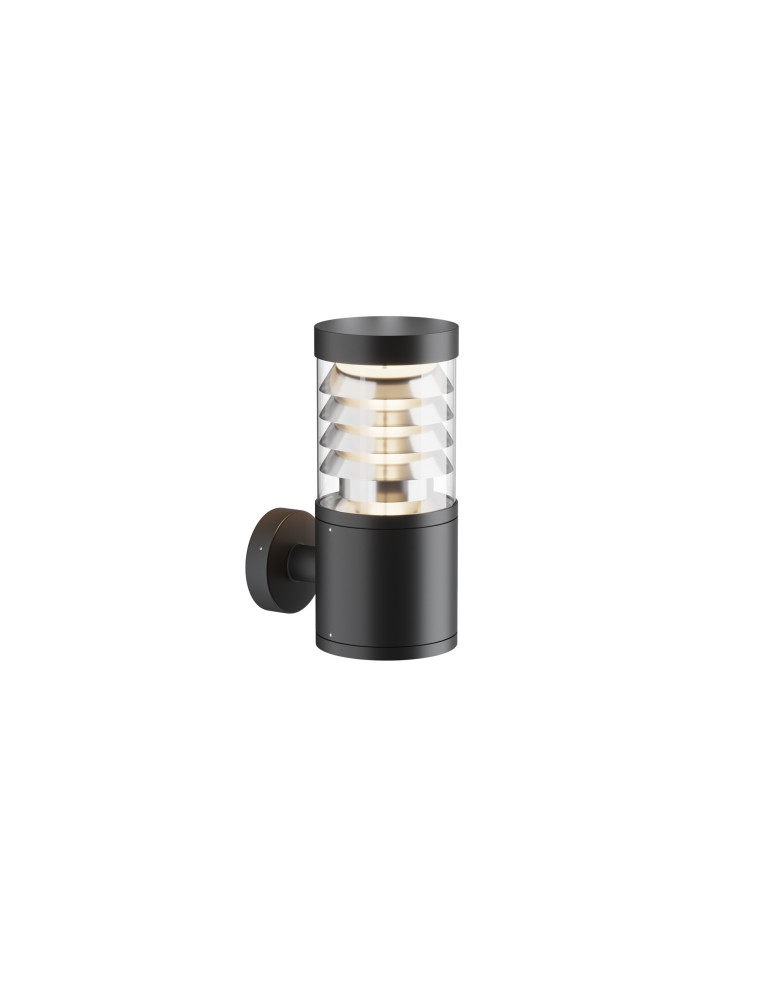 Maytoni Zewnętrzna Spir Kinkiet/Ścienna LED 12W 350lm 3000K IP54 Graphite O439WL-L12GF3K