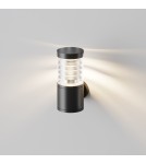 Kinkiety zewnętrzne - Maytoni Zewnętrzna Spir Kinkiet/Ścienna LED 12W 350lm 3000K IP54 Graphite O439WL-L12GF3K - product 4
