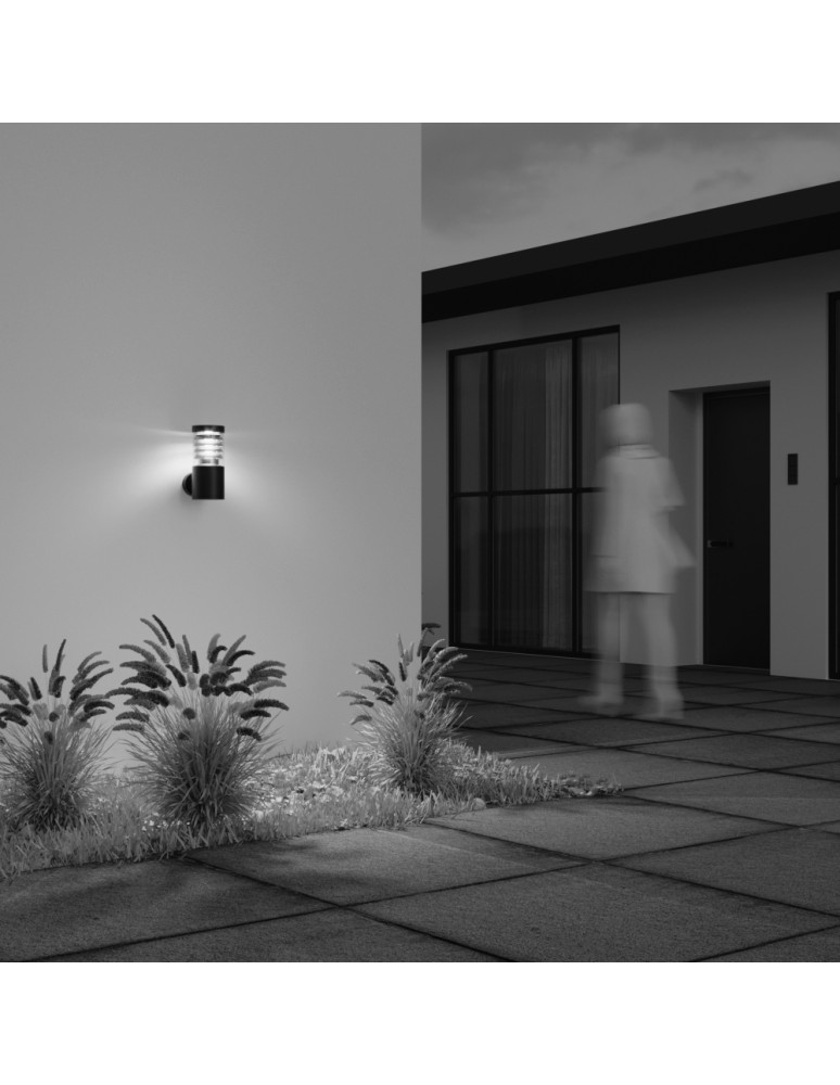 Maytoni Zewnętrzna Spir Kinkiet/Ścienna LED 12W 350lm 3000K IP54 Graphite O439WL-L12GF3K