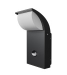 Lampy zewnętrzne z czujnikiem ruchu - Maytoni Zewnętrzna Stock Kinkiet/Ścienna z Czujnikiem LED 7W 450lm 3000K IP44 Graphite O446WL-L7GF3KSR - product 1