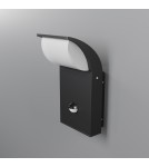 Lampy zewnętrzne z czujnikiem ruchu - Maytoni Zewnętrzna Stock Kinkiet/Ścienna z Czujnikiem LED 7W 450lm 3000K IP44 Graphite O446WL-L7GF3KSR - product 4