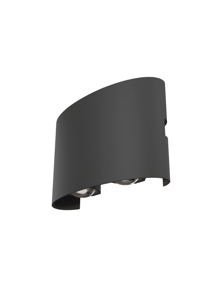 Maytoni Zewnętrzna Strato Kinkiet Architektoniczny LED 4W 400lm 3000K IP54 Szary O417WL-L4GR3K Maytoni Zewnętrzna Strato Kinkiet Architektoniczny LED 4W 400lm 3000K IP54 Szary O417WL-L4GR3K