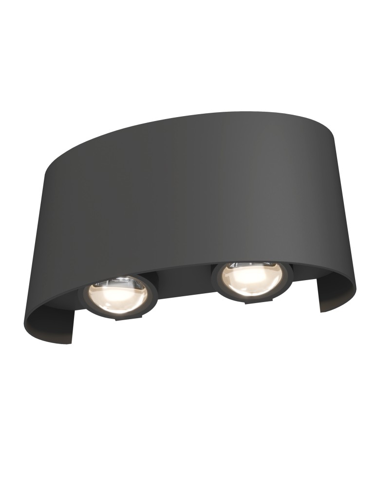 Maytoni Zewnętrzna Strato Kinkiet Architektoniczny LED 4W 400lm 3000K IP54 Szary O417WL-L4GR3K Maytoni Zewnętrzna Strato Kinkiet Architektoniczny LED 4W 400lm 3000K IP54 Szary O417WL-L4GR3K