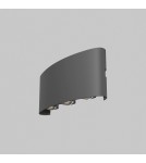Kinkiety zewnętrzne - Maytoni Zewnętrzna Strato Kinkiet Architektoniczny LED 6W 600lm 3000K IP54 Szary O417WL-L6GR3K - product 1