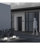 Maytoni Zewnętrzna Trim Ogrodowa 1xE27 15W IP65 Graphite O455FL-01GF Maytoni Zewnętrzna Trim Ogrodowa 1xE27 15W IP65 Graphite O455FL-01GF