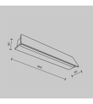 Maytoni Zewnętrzna Trupp Kinkiet/Ścienna LED 10W 550lm 3000K IP54 Graphite O429WL-L10GF3K Maytoni Zewnętrzna Trupp Kinkiet/Ścienna LED 10W 550lm 3000K IP54 Graphite O429WL-L10GF3K
