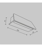 Maytoni Zewnętrzna Trupp Kinkiet/Ścienna LED 6W 300lm 3000K IP54 Graphite O429WL-L6GF3K Maytoni Zewnętrzna Trupp Kinkiet/Ścienna LED 6W 300lm 3000K IP54 Graphite O429WL-L6GF3K