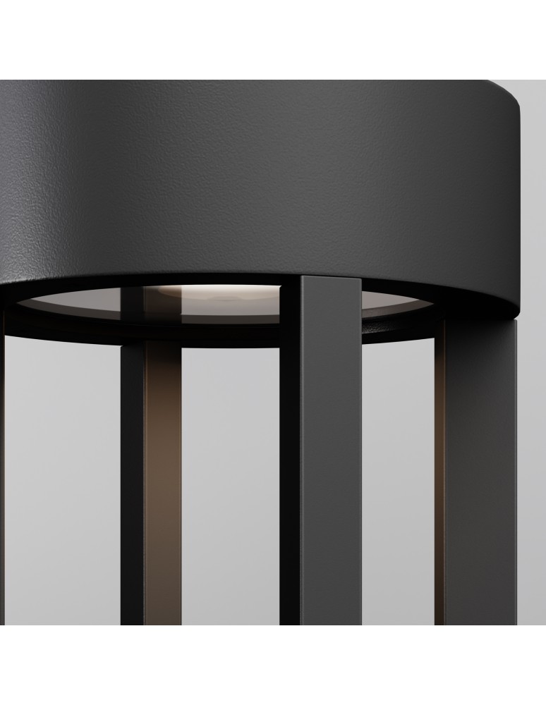 Maytoni Zewnętrzna Vint Kinkiet/Ścienna LED 9W 450lm 3000K IP65 Graphite O458WL-L9GF3K