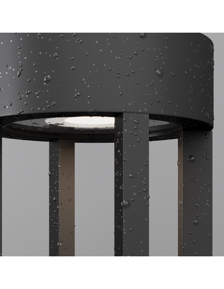 Maytoni Zewnętrzna Vint Kinkiet/Ścienna LED 9W 450lm 3000K IP65 Graphite O458WL-L9GF3K
