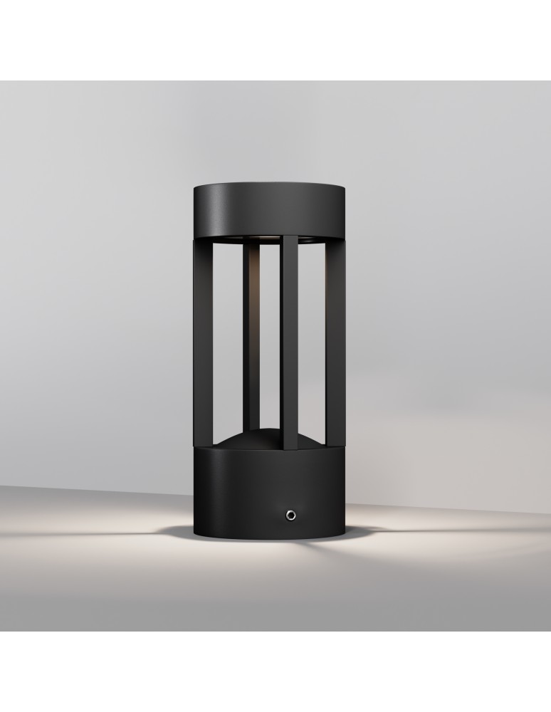 Maytoni Zewnętrzna Vint Kinkiet/Ścienna LED 9W 450lm 3000K IP65 Graphite O458WL-L9GF3K