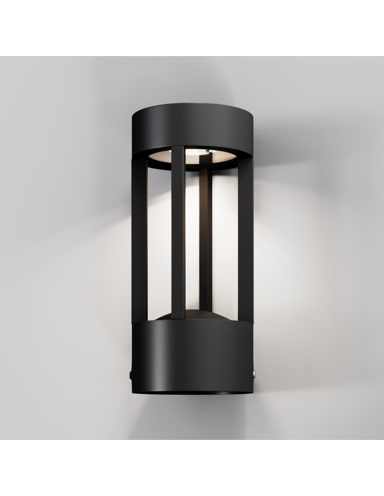 Maytoni Zewnętrzna Vint Kinkiet/Ścienna LED 9W 450lm 3000K IP65 Graphite O458WL-L9GF3K