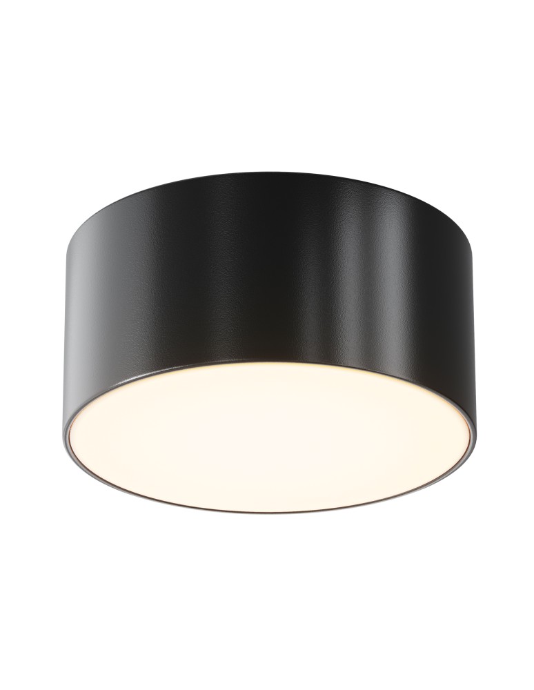 Maytoni Zewnętrzna Zon IP Lampa Sufitowa LED 15W 900lm 3000K IP65 Black O430CL-L15B3K Maytoni Zewnętrzna Zon IP Lampa Sufitowa LED 15W 900lm 3000K IP65 Black O430CL-L15B3K