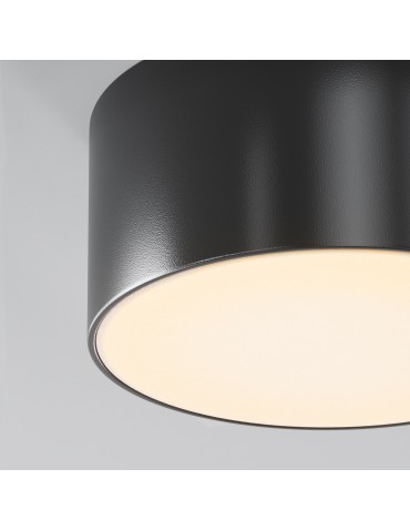 Maytoni Zewnętrzna Zon IP Lampa Sufitowa LED 15W 900lm 3000K IP65 Black O430CL-L15B3K - product 2