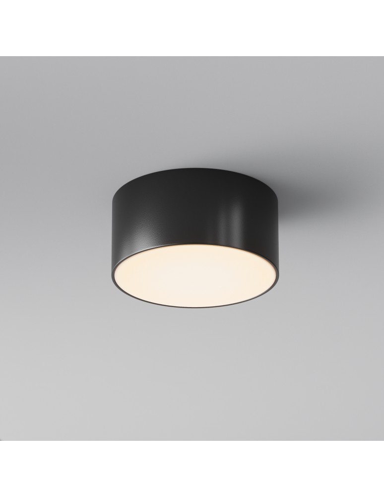 Maytoni Zewnętrzna Zon IP Lampa Sufitowa LED 15W 900lm 3000K IP65 Black O430CL-L15B3K Maytoni Zewnętrzna Zon IP Lampa Sufitowa LED 15W 900lm 3000K IP65 Black O430CL-L15B3K