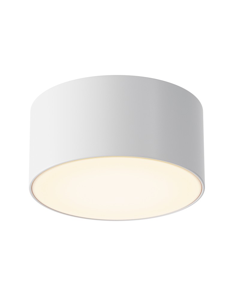 Maytoni Zewnętrzna Zon IP Lampa Sufitowa LED 15W 900lm 3000K IP65 Biały O430CL-L15W3K