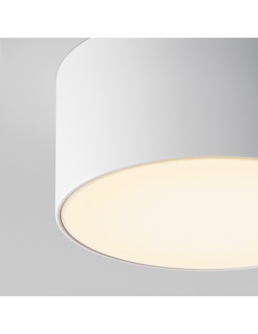 Maytoni Zewnętrzna Zon IP Lampa Sufitowa LED 15W 900lm 3000K IP65 Biały O430CL-L15W3K - produkt 2