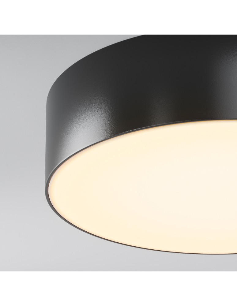 Maytoni Zewnętrzna Zon IP Lampa Sufitowa LED 30W 2200lm 3000K IP65 Black O431CL-L30B3K