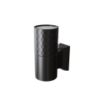 Kinkiety zewnętrzne - Maytoni Zewnętrzna Bowery Kinkiet/Ścienna 1xGU10 50W IP54 Black O583WL-01B - product 1
