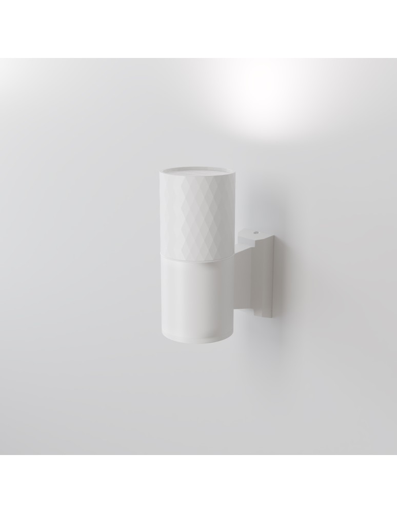 Maytoni Zewnętrzna Bowery Kinkiet/Ścienna 1xGU10 50W IP54 Biały O583WL-01W Maytoni Zewnętrzna Bowery Kinkiet/Ścienna 1xGU10 50W IP54 Biały O583WL-01W