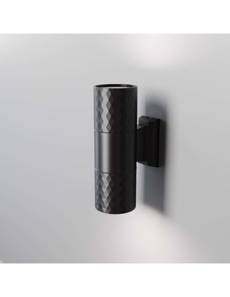 Maytoni Zewnętrzna Bowery Kinkiet/Ścienna 2xGU10 50W IP54 Black O583WL-02B Maytoni Zewnętrzna Bowery Kinkiet/Ścienna 2xGU10 50W IP54 Black O583WL-02B