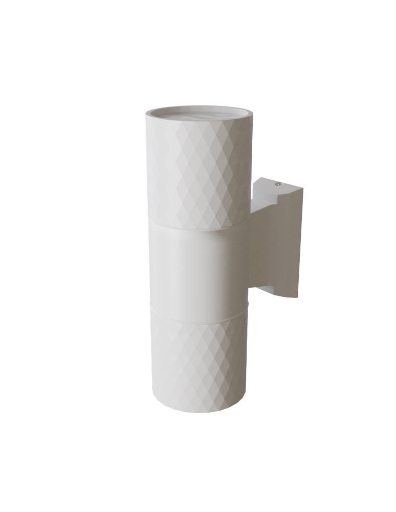 Maytoni Zewnętrzna Bowery Kinkiet/Ścienna 2xGU10 50W IP54 Biały O583WL-02W