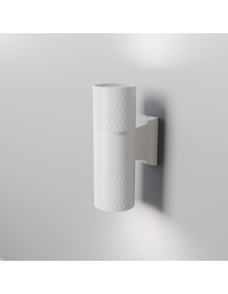 Maytoni Zewnętrzna Bowery Kinkiet/Ścienna 2xGU10 50W IP54 Biały O583WL-02W Maytoni Zewnętrzna Bowery Kinkiet/Ścienna 2xGU10 50W IP54 Biały O583WL-02W