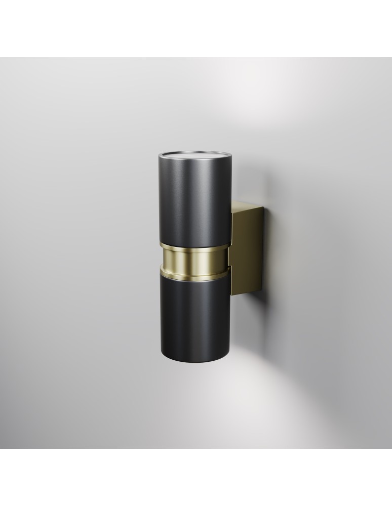 Maytoni Zewnętrzna Bowery Kinkiet/Ścienna 2xGU10 50W IP54 Black O582WL-02B Maytoni Zewnętrzna Bowery Kinkiet/Ścienna 2xGU10 50W IP54 Black O582WL-02B