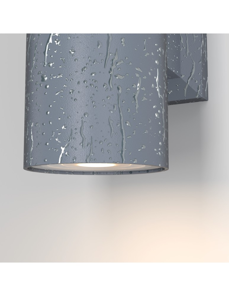 Maytoni Zewnętrzna Bowery Kinkiet/Ścienna 2xGU10 50W IP54 Szary O574WL-02GR Maytoni Zewnętrzna Bowery Kinkiet/Ścienna 2xGU10 50W IP54 Szary O574WL-02GR