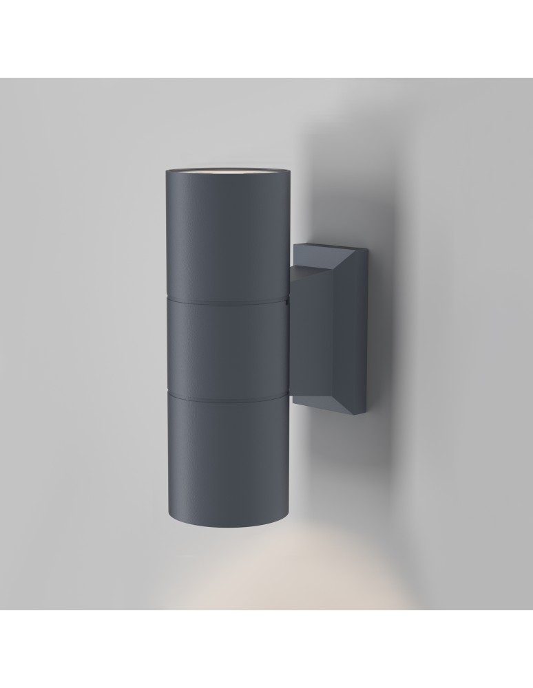 Maytoni Zewnętrzna Bowery Kinkiet/Ścienna 2xGU10 50W IP54 Szary O574WL-02GR Maytoni Zewnętrzna Bowery Kinkiet/Ścienna 2xGU10 50W IP54 Szary O574WL-02GR