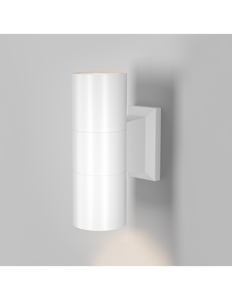 Maytoni Zewnętrzna Bowery Kinkiet/Ścienna 2xGU10 50W IP54 Biały O574WL-02W Maytoni Zewnętrzna Bowery Kinkiet/Ścienna 2xGU10 50W IP54 Biały O574WL-02W