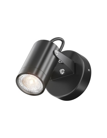 Maytoni Zewnętrzna Scope Kinkiet/Ścienna 1xGU10 50W IP65 Black O025WL-01B