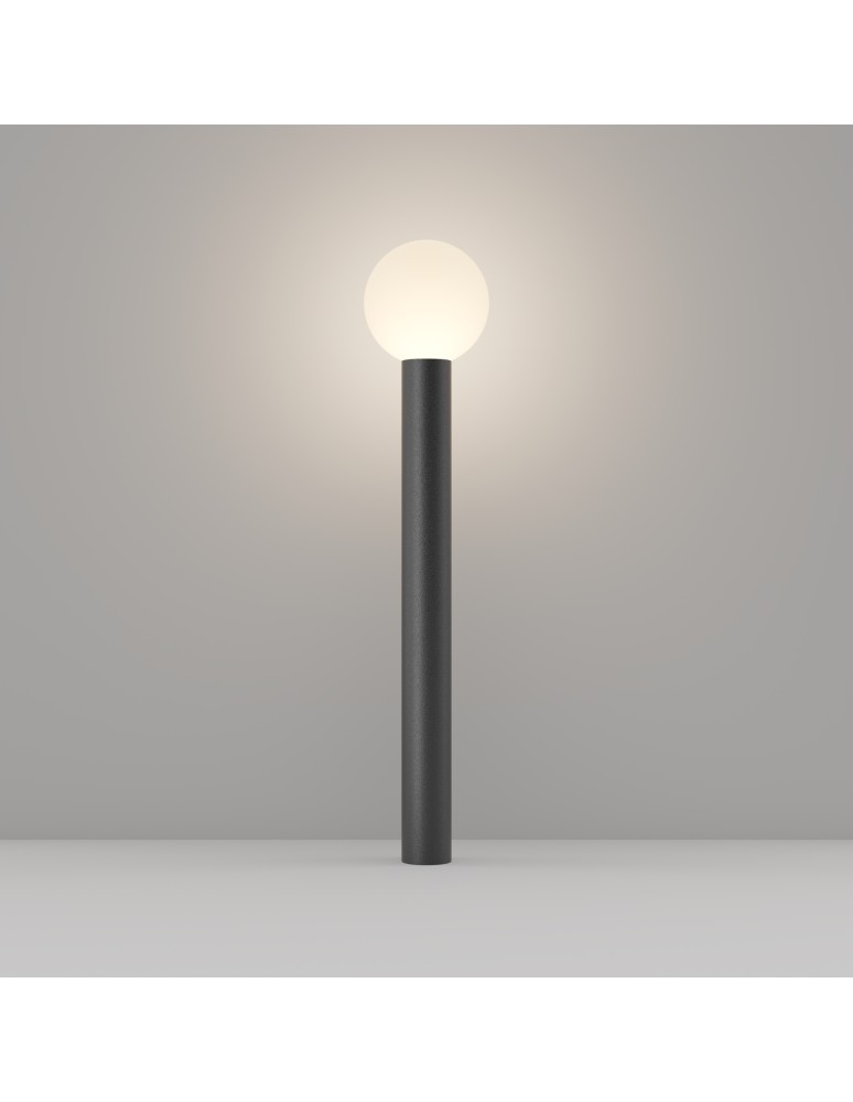 Maytoni Zewnętrzna Bold Ogrodowa 1xE27 60W IP54 Black O598FL-01B
