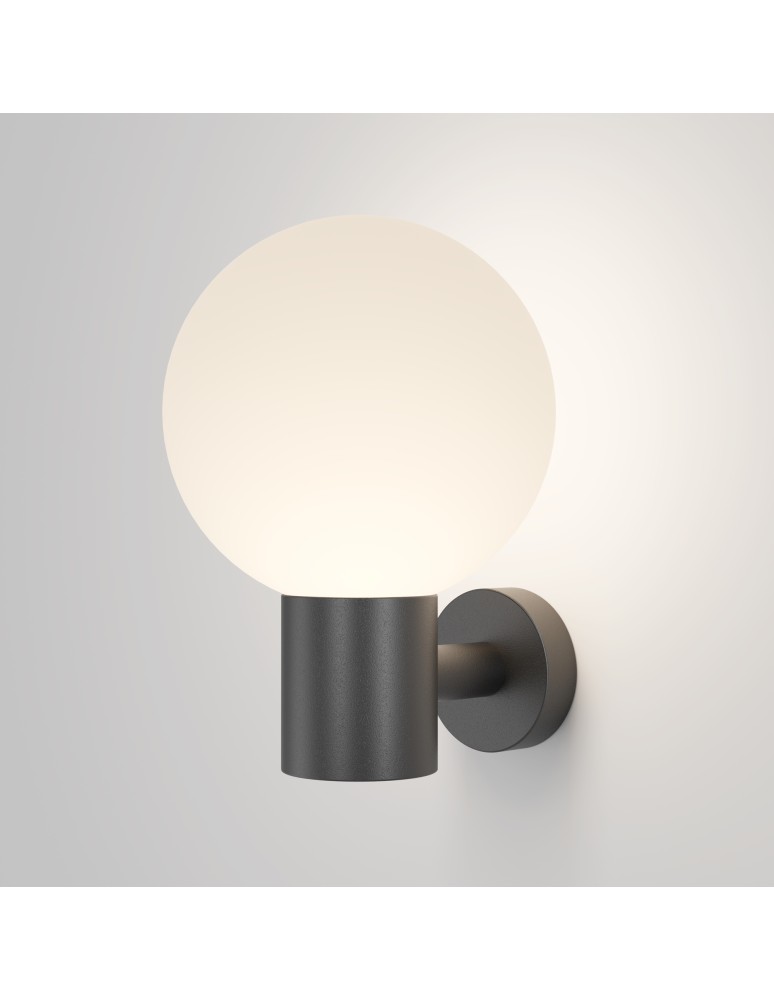 Maytoni Zewnętrzna Bold Kinkiet/Ścienna 1xE27 60W IP54 Black O598WL-01B Maytoni Zewnętrzna Bold Kinkiet/Ścienna 1xE27 60W IP54 Black O598WL-01B