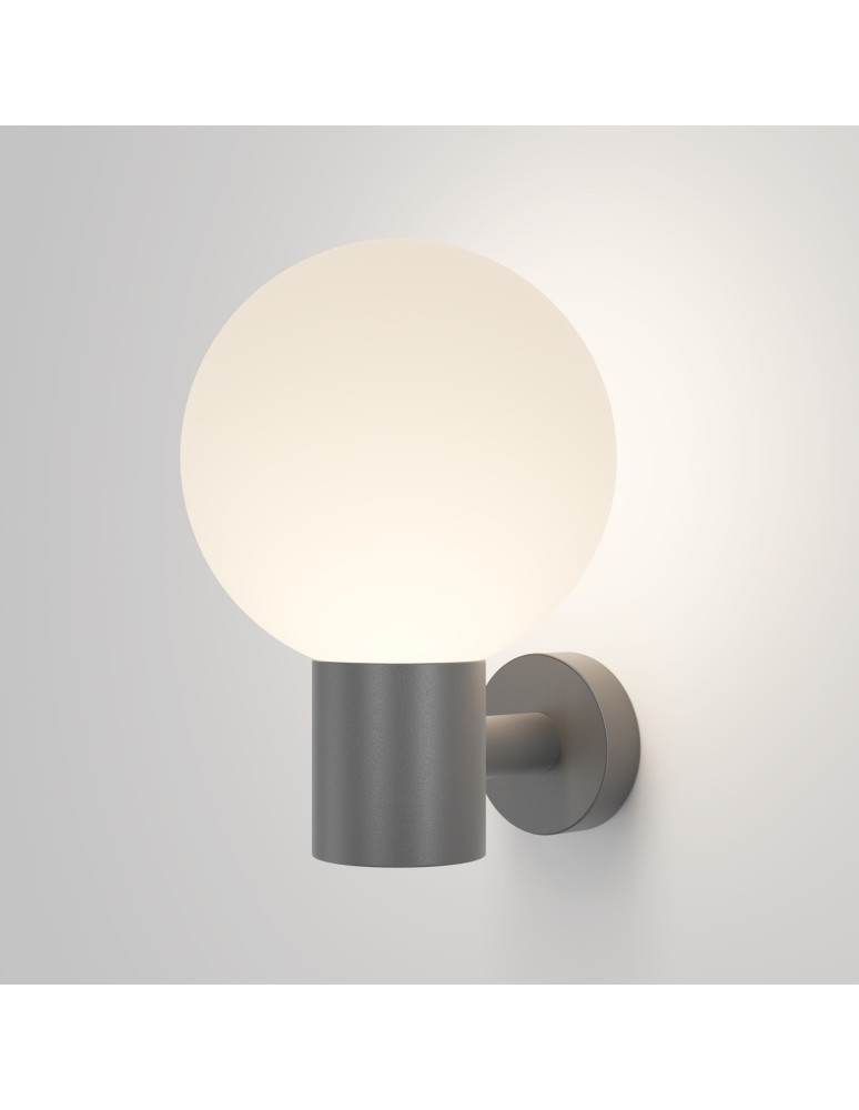 Maytoni Zewnętrzna Bold Kinkiet/Ścienna 1xE27 60W IP54 Szary O598WL-01GR Maytoni Zewnętrzna Bold Kinkiet/Ścienna 1xE27 60W IP54 Szary O598WL-01GR