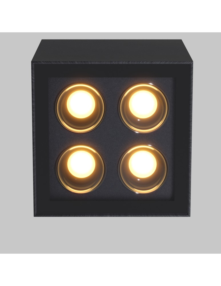 Maytoni Zewnętrzna Ares Lampa Sufitowa LED 8W 500lm 3000K IP54 Graphite O309CL-L8GF3K