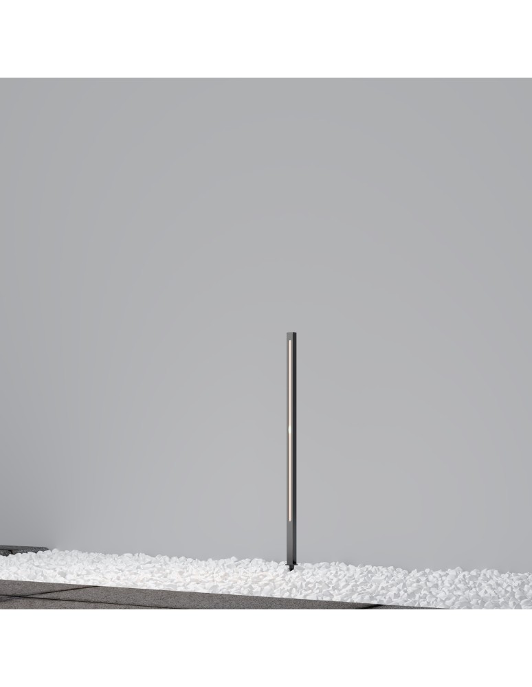 Maytoni Zewnętrzna Pole Ogrodowa LED 12W 600lm 3000K IP65 Graphite O440FL-L12GF3K
